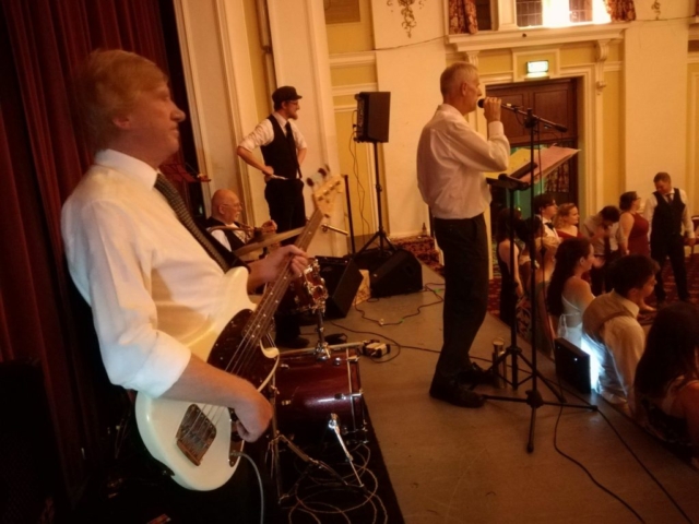 the ceilidh band play for a big wedding at Sutton Coldfield Town Hall