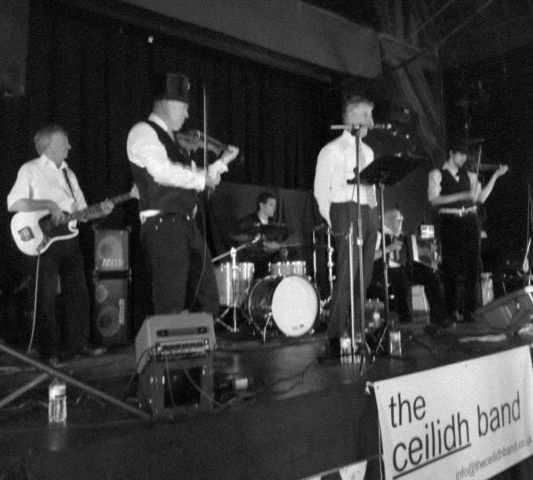 another university dance with the ceilidh band