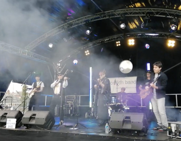 On Stage at The Bearwood Shuffle