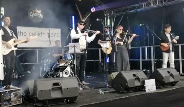 On Stage at The Bearwood Shuffle