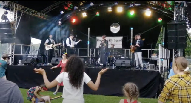 On Stage at The Bearwood Shuffle